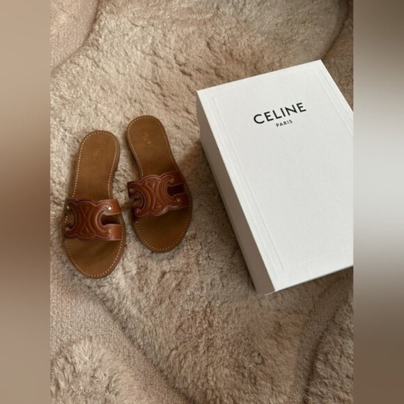 Celine Triomphe Sandals - Picture 1 of 7